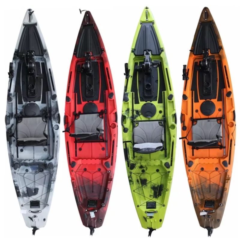 Fishing Kayak Sit In - 11.8ft Dual Pedal Drive Single Electric