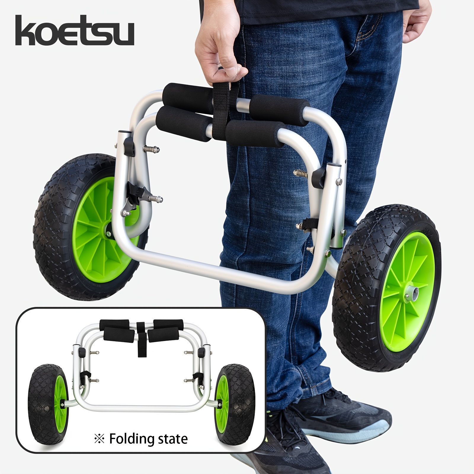 KOETSU Paddle Board Transport  – обзор и цена Fishing Kayak Cart