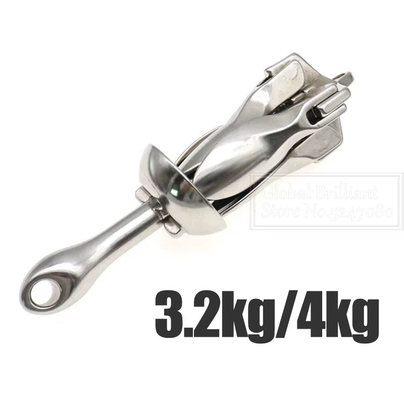 3.2KG/4KG Boat Stainless Steel – обзор и цена Fishing Kayak Anchor