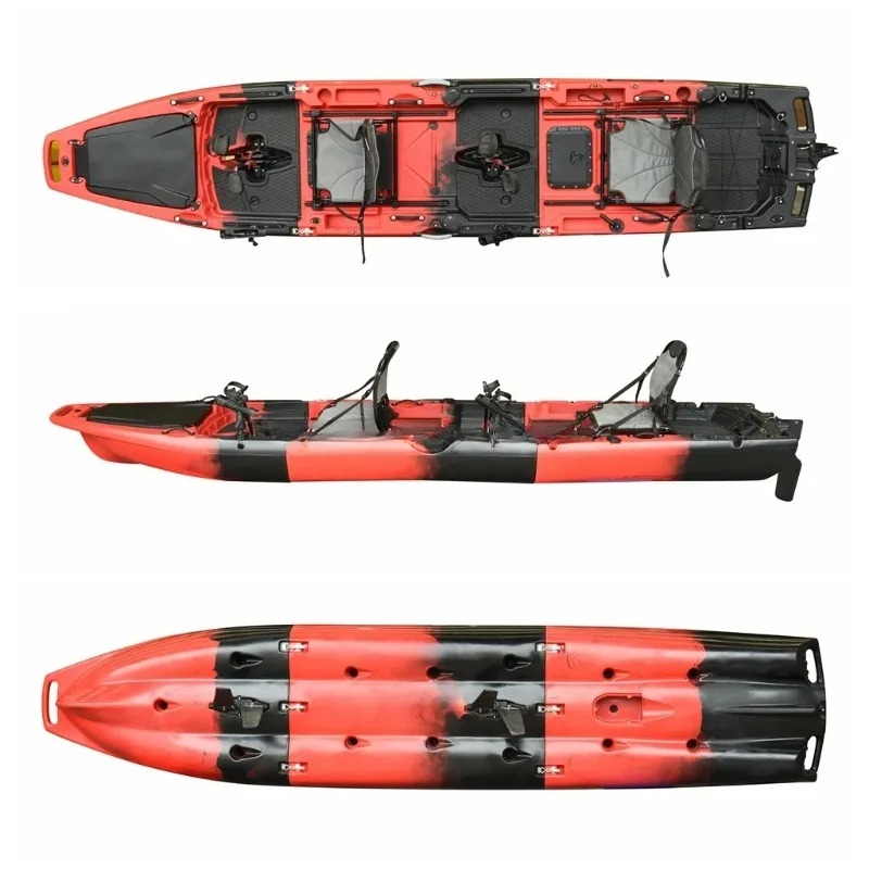 2-Seater Sit-on-Top Modular Pe – обзор и цена Fishing Kayak Sit In