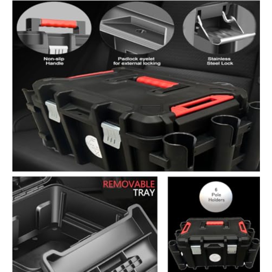 Kayak Fishing Crate - 6 Integr – обзор и цена Fishing Kayak Crate