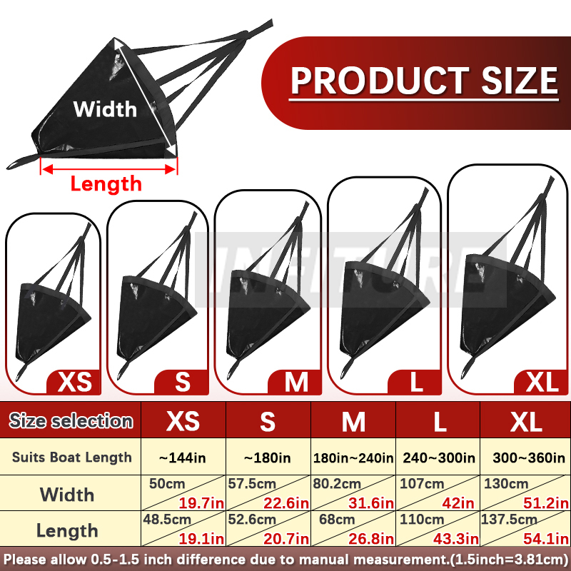 18-53'' Sea Drogue Anchor Floa – обзор и цена Fishing Kayak Anchor