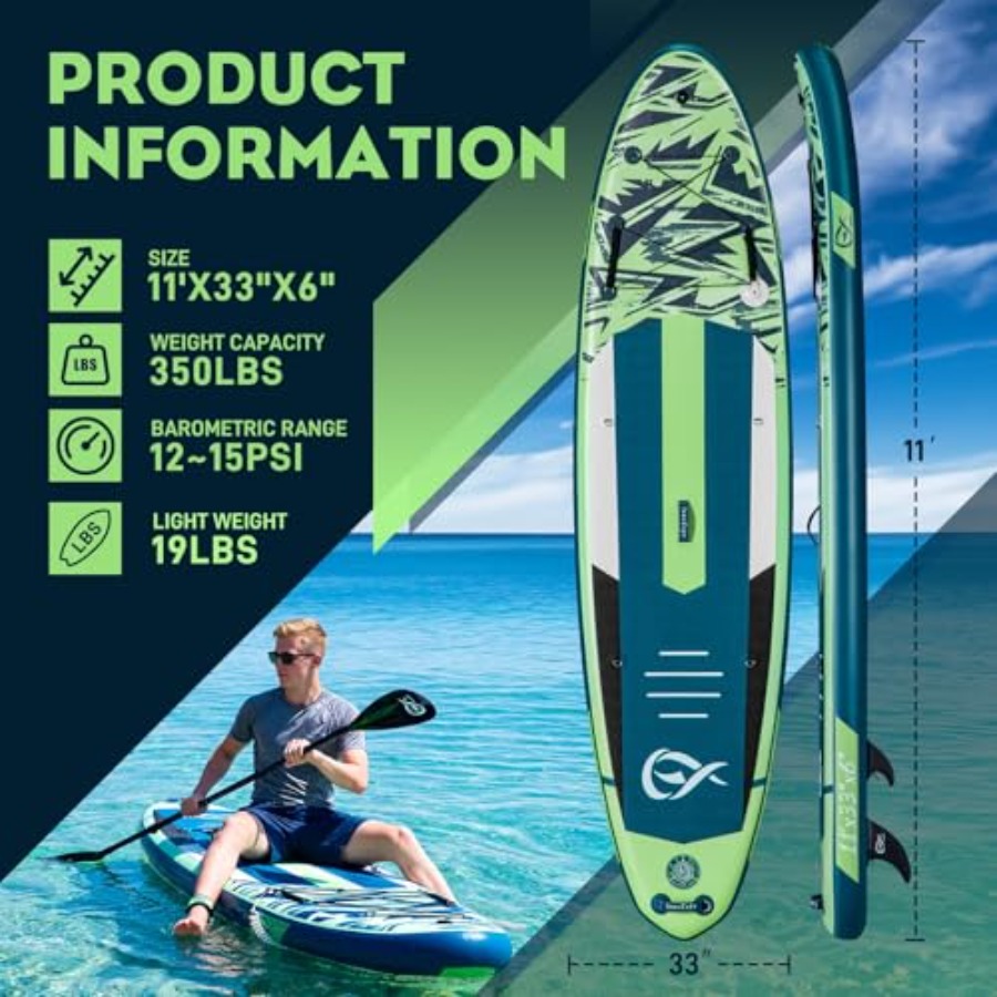 InnoExpo 11' Inflatable Stand  – обзор и цена Fishing Kayak Inflatable