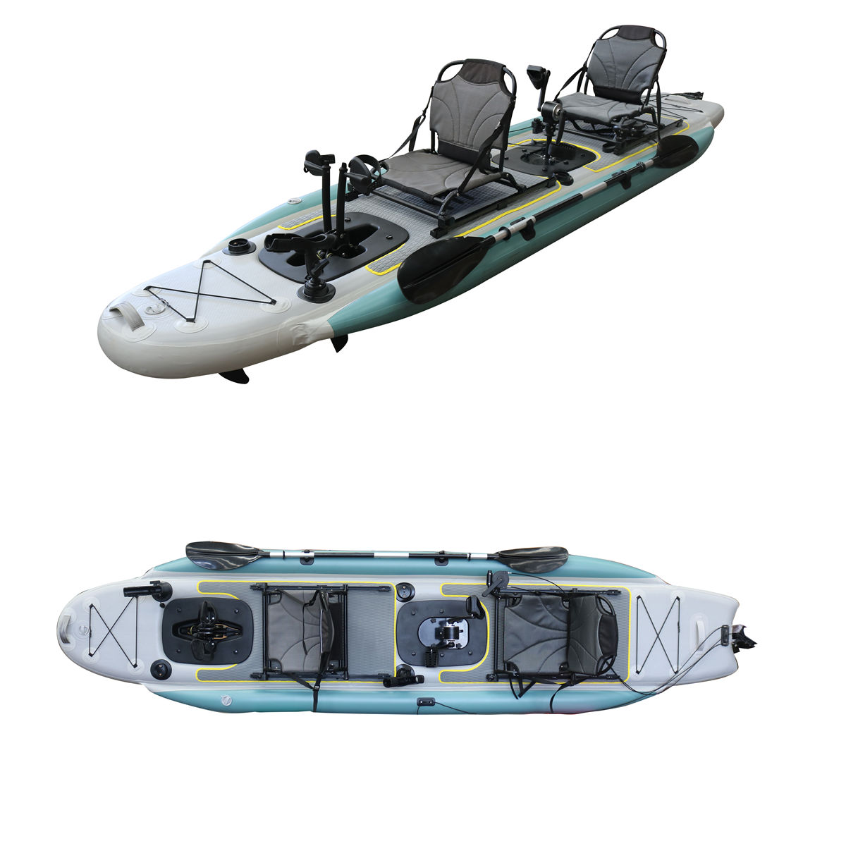 14ft Inflatable Fishing Canoe  – обзор и цена Fishing Kayak Seat
