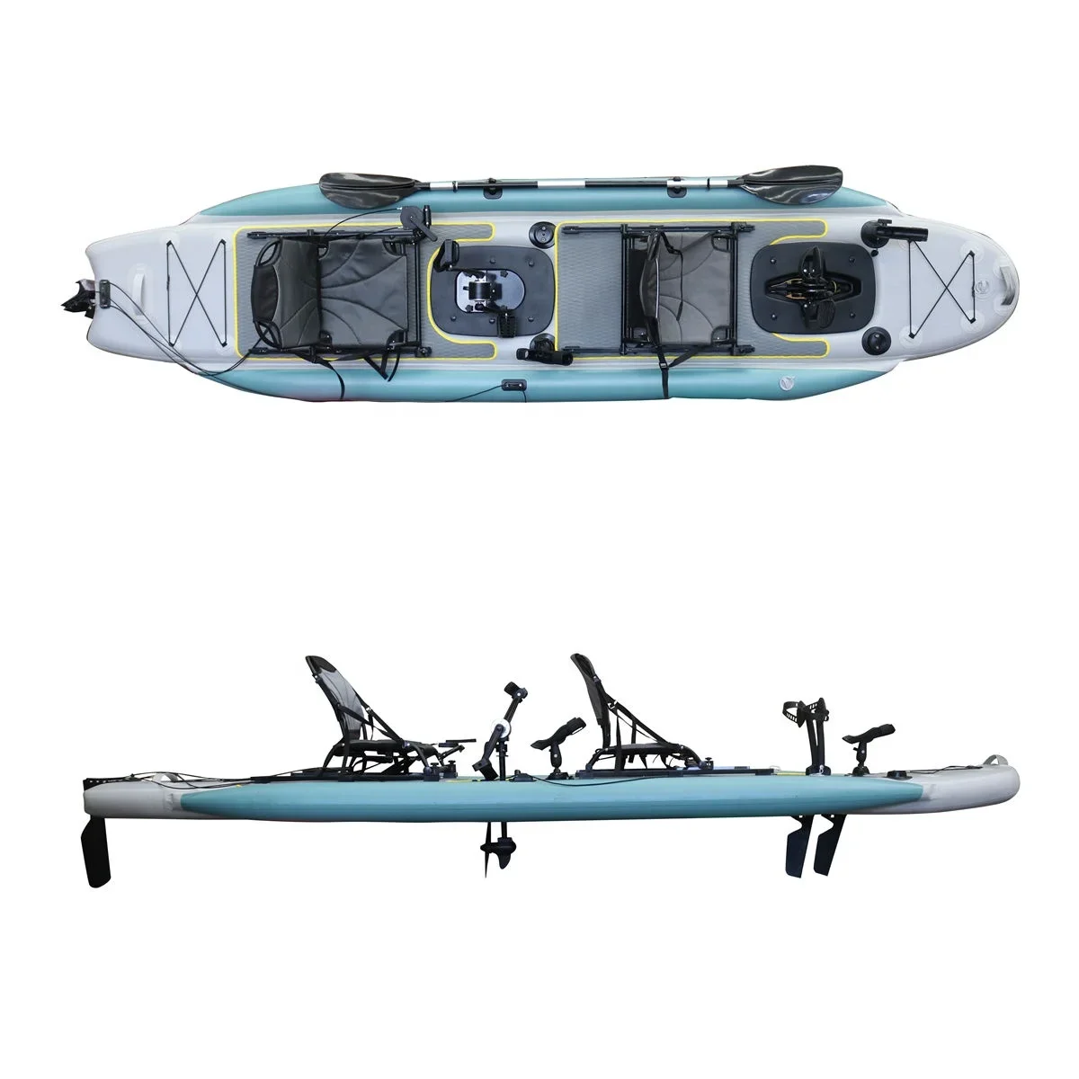 2026 14FT 2-Person Sit-On-Top  – обзор и цена Fishing Kayak Sit On Top
