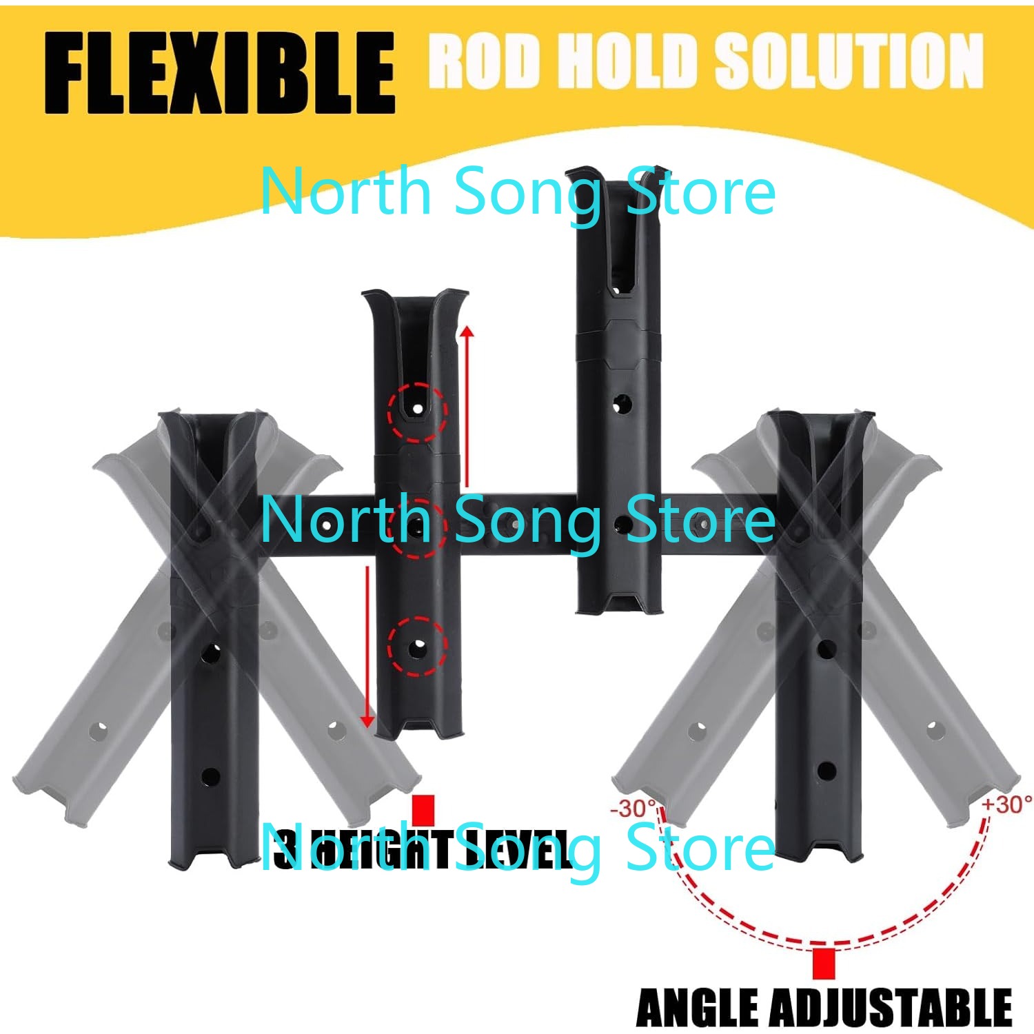 Adjustable Fishing Rod Holders – обзор и цена Fishing Kayak Crate
