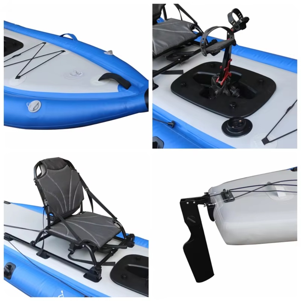 12ft Single Sit-On-Top Inflata – обзор и цена Fishing Kayak Sit On Top