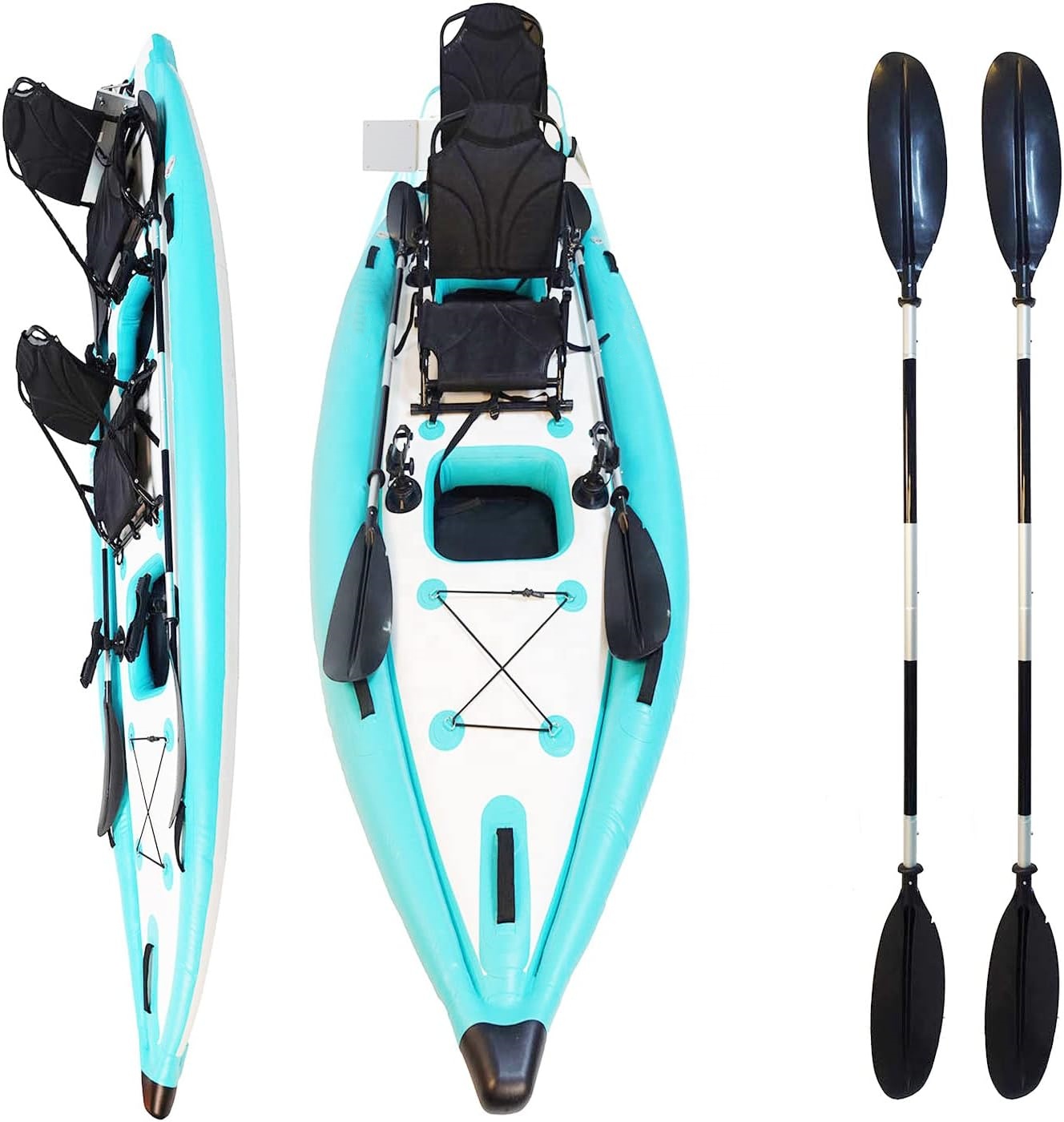 Airo 12FT Large Inflatable Fis – обзор и цена Fishing Kayak Inflatable