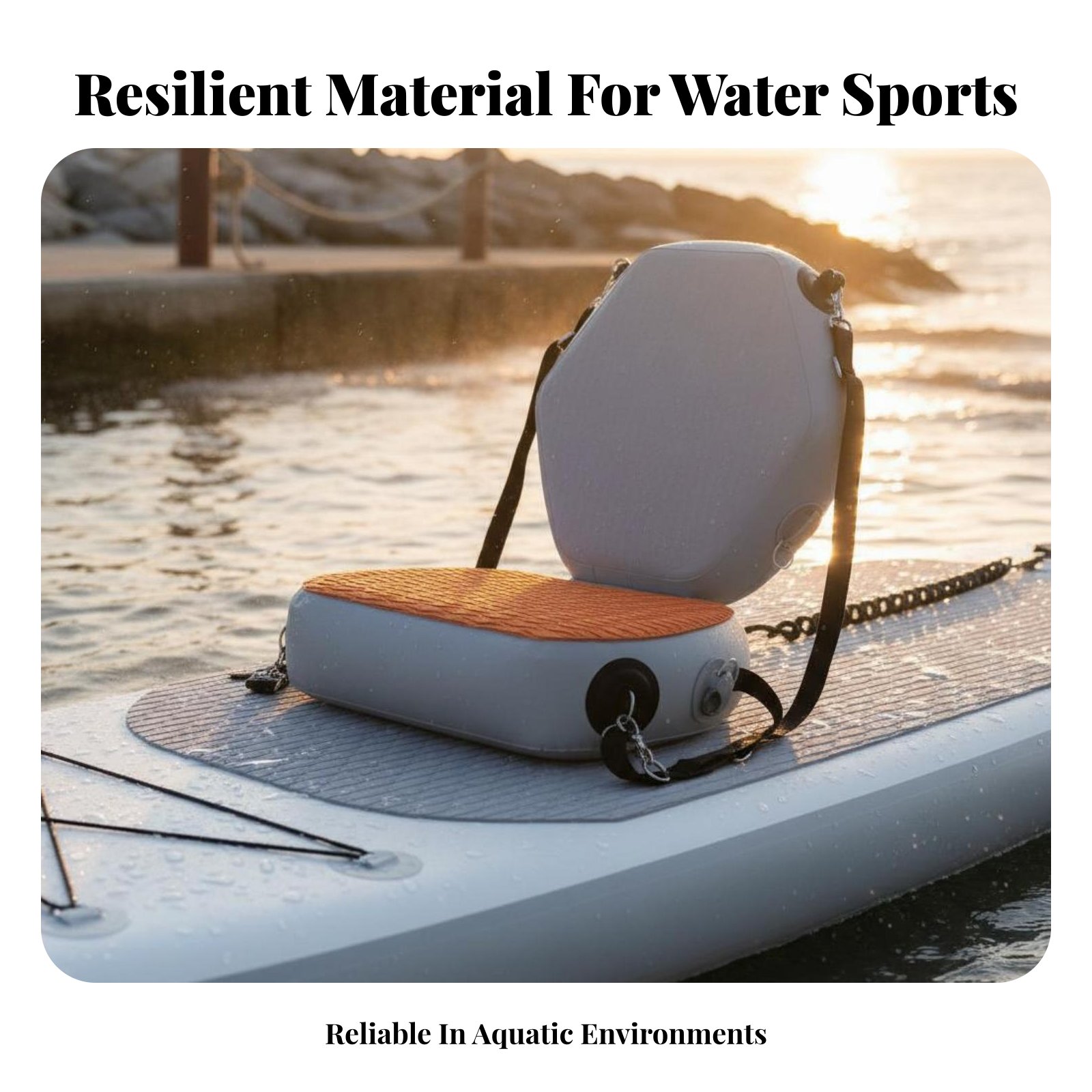 Inflatable Kayak Seat Wear-Res – обзор и цена Fishing Kayak Seat
