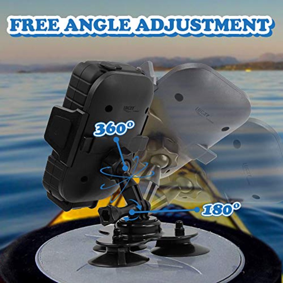 Strong Suction Phone Mount Bas – обзор и цена Fishing Kayak Fish Finder Mount