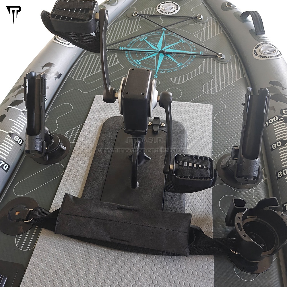 JTRDA 2024 New Inflatable Kaya – обзор и цена Fishing Kayak Pedal Drive