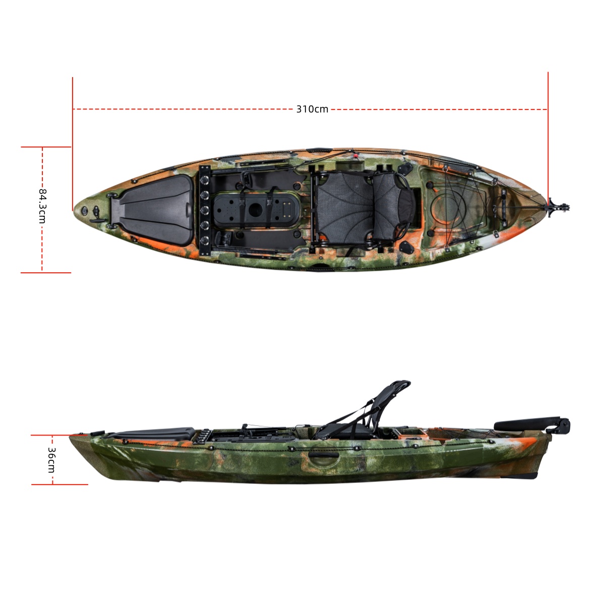 LSF First-class Single Fishing – обзор и цена Fishing Kayak Seat