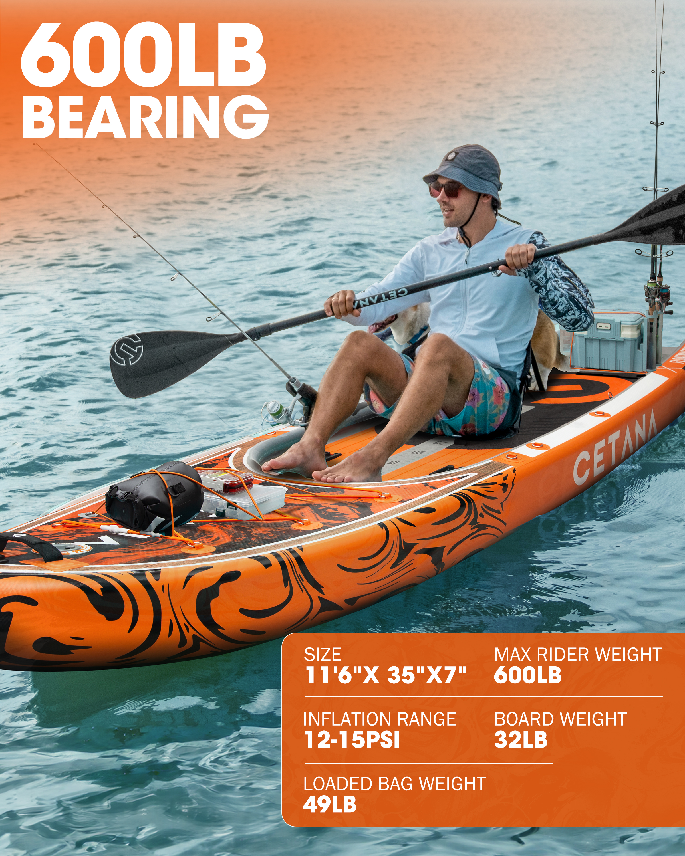 China Factory Inflatable Boat  – обзор и цена Fishing Kayak Paddle